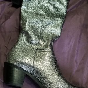 Brand new Silver boots